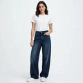 Women Blue Wash Baggy premium quality